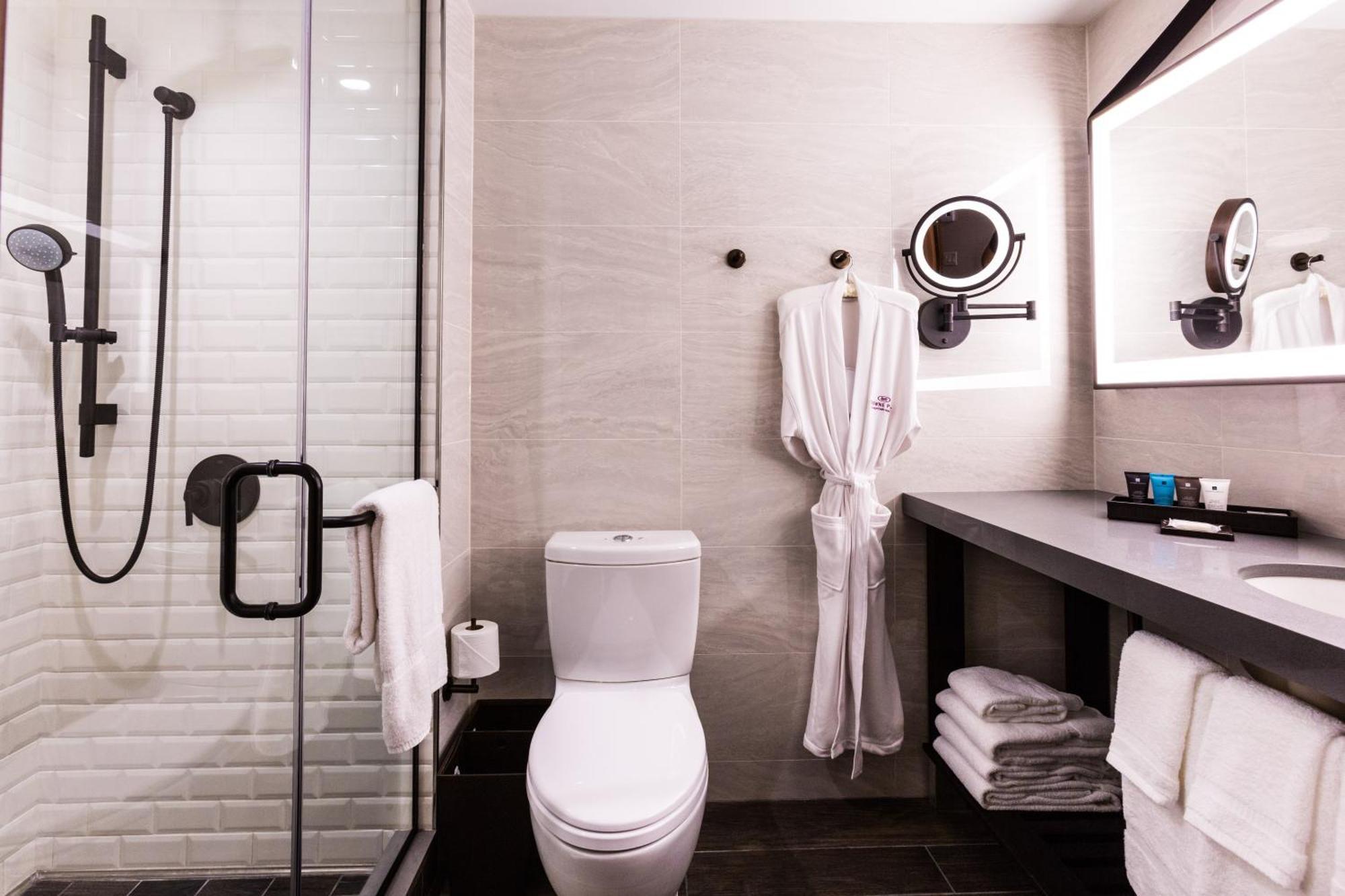 Suite 1 Chambre Lit King-Size avec Douche Accessible en Fauteuil Roulant - Adaptée aux Personnes à Mobilité Réduite